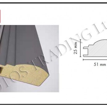 AGT MDF profile - 1031 PVC and MDF Mouldings