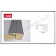 AGT MDF profile - 1046 33L.1046. - PVC and MDF Mouldings AGT MDF profile - 1046 PVC and MDF Mouldings