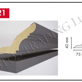 AGT MDF profile - 121 PVC and MDF Mouldings