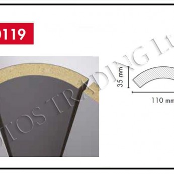 AGT MDF профил PR 119 ПВЦ и МДФ Профили