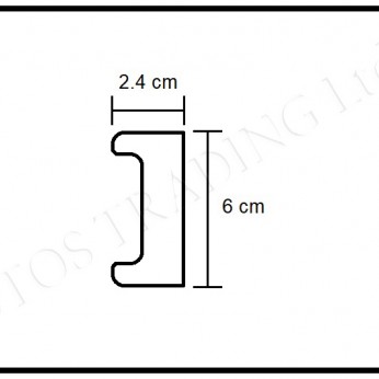 AGT MDF профил PR 5002 ПВЦ и МДФ Профили