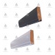 MDF profile - Arkopa 33L.502.01-02 - PVC and MDF Mouldings MDF profile - Arkopa PVC and MDF Mouldings