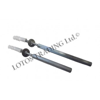 Concealed shelf support