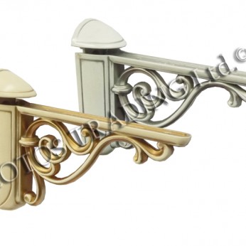 Shelf support WRM805.125 - small size 04L.805.125.10-23 - Shelf and glass support and mirror holder Shelf support WRM805.125 - small size Shelf and glass support and mirror holder