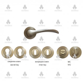 EСE Socket internal switch - black Interior door handle sets