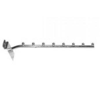 Hanger 45 degrees with balls Store equipment profiles