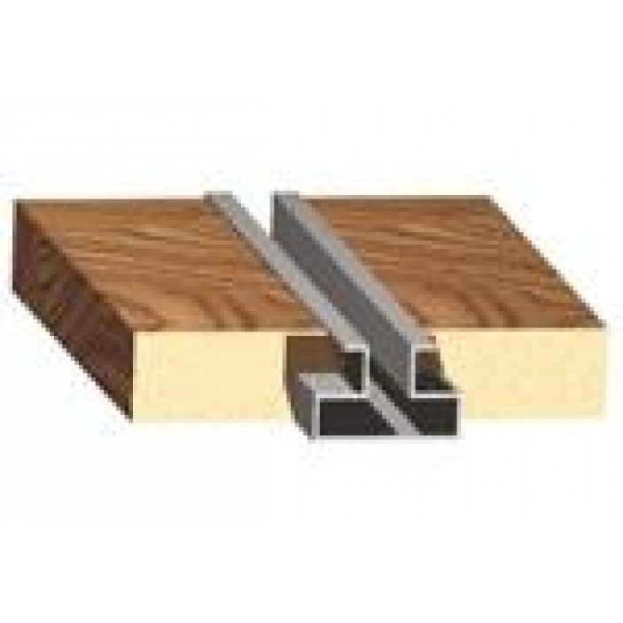 Embedded aluminium profile 28L.100.02 - Store equipment profiles Embedded aluminium profile Store equipment profiles