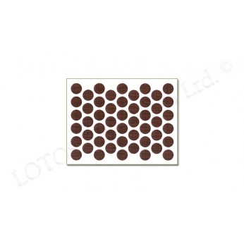 IVENTO Adhesive screw caps - AFZELIA Screw caps