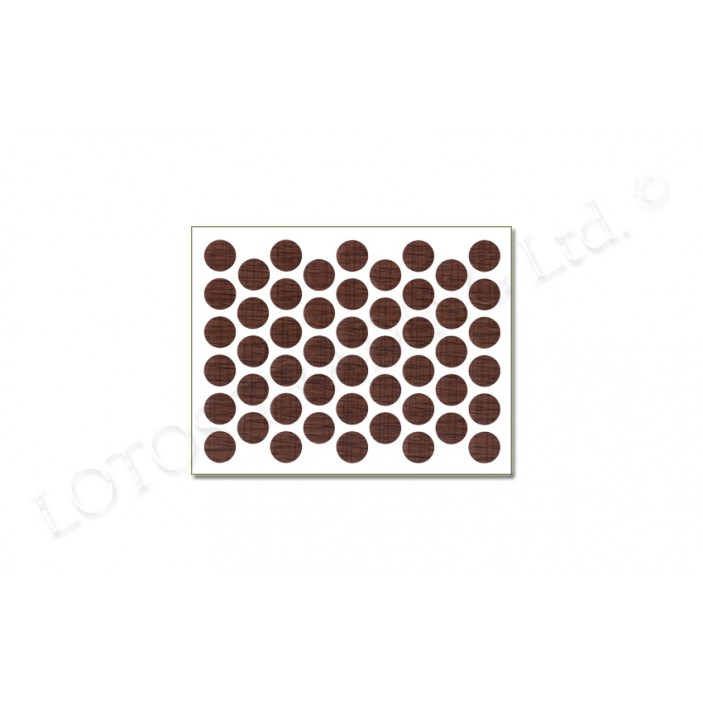 IVENTO Adhesive screw caps - AFZELIA Screw caps