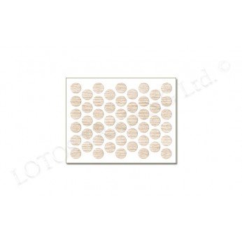 IVENTO Adhesive screw caps - antique white