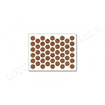 IVENTO Adhesive screw caps - antique dark