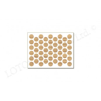 IVENTO Adhesive screw caps - zebrano antique  Screw caps