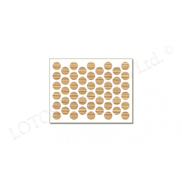 IVENTO Adhesive screw caps - zebrano antique  Screw caps