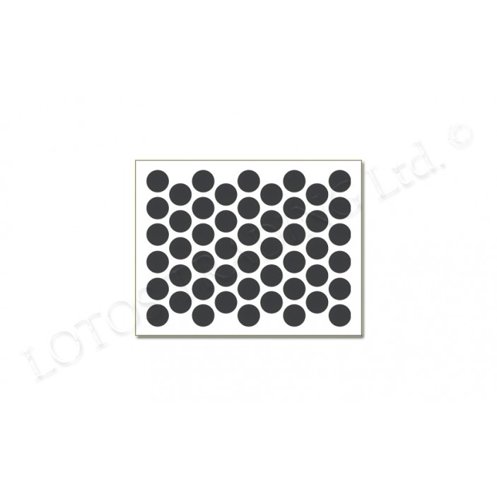 Самозалепващи тапи P - антрацит 03L.01.053 - Тапи за винтове Самозалепващи тапи P - антрацит Тапи за винтове