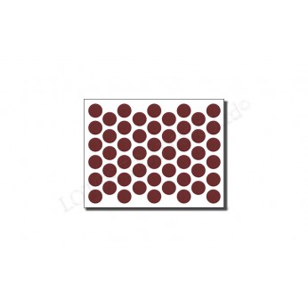 IVENTO Adhesive screw caps - burgundy Screw caps