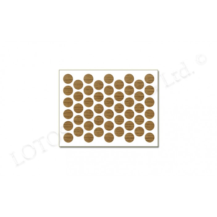 IVENTO Adhesive screw caps - duman oak Screw caps