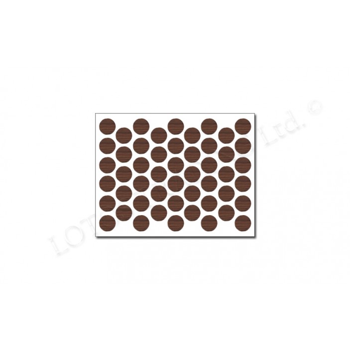 IVENTO Самозалепващи тапи - европейски тик - гланц 03L.01.068 - Тапи за винтове IVENTO Самозалепващи тапи - европейски тик - гланц Тапи за винтове