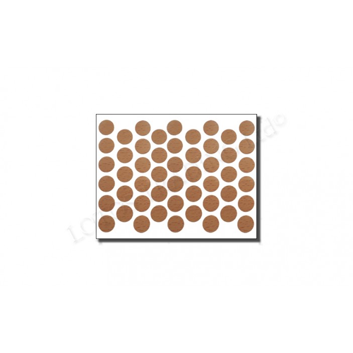 IVENTO Adhesive screw caps - hornbeam Screw caps