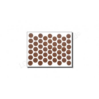 IVENTO Adhesive screw caps - italian walnut Screw caps