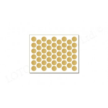 IVENTO Adhesive screw caps - cappuccino Screw caps