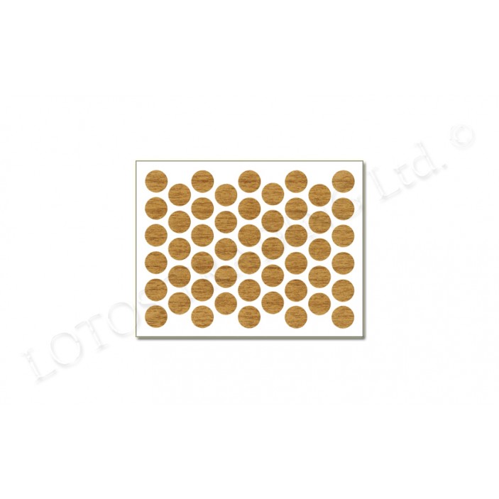 IVENTO Adhesive screw caps - Caucasian oak Screw caps