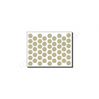 IVENTO Adhesive screw caps - cream Screw caps