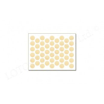 IVENTO Adhesive screw caps - metallic ecru - gloss