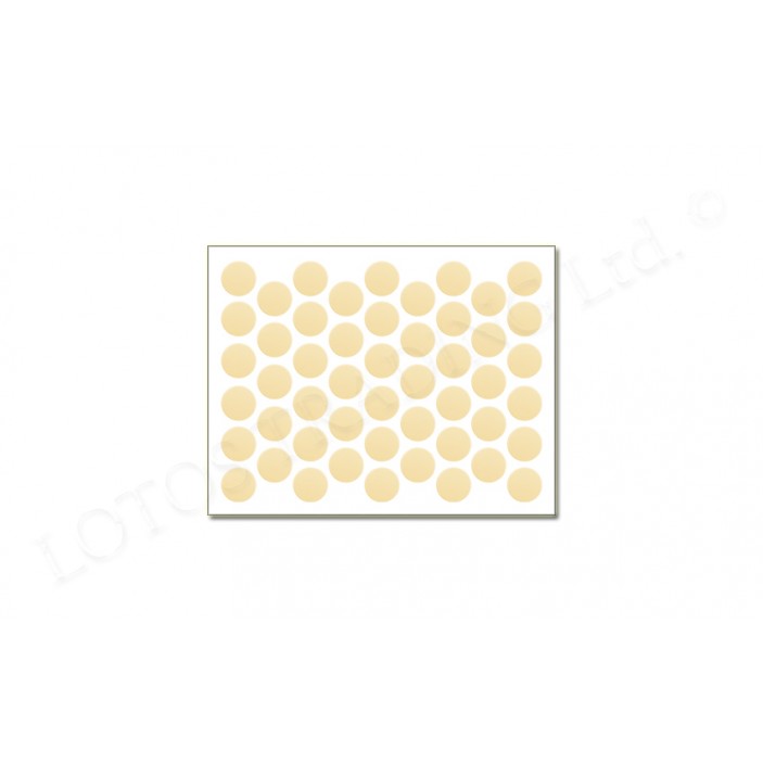 IVENTO Adhesive screw caps - metallic ecru - gloss Screw caps