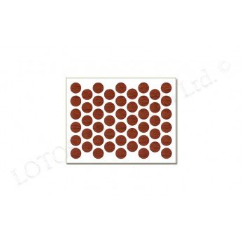 IVENTO Adhesive screw caps - gabon walnut