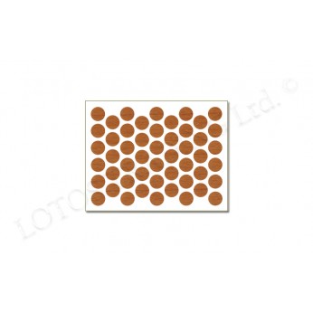 IVENTO Adhesive screw caps - milano walnut Screw caps