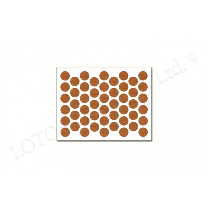 IVENTO Adhesive screw caps - milano walnut Screw caps