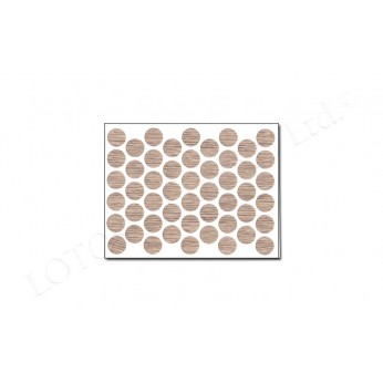 IVENTO Adhesive screw caps - SAND EXPRESSIVE OAK Screw caps