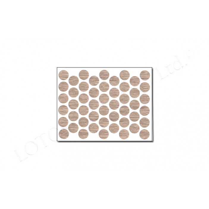 IVENTO Adhesive screw caps - SAND EXPRESSIVE OAK Screw caps