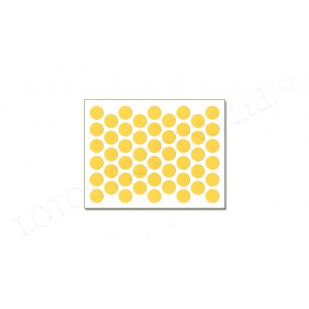IVENTO Adhesive screw caps - yellow Screw caps