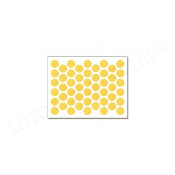 IVENTO Adhesive screw caps - yellow