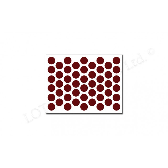 Самозалепващи тапи - бордо 03L.01.039 - Тапи за винтове Самозалепващи тапи - бордо Тапи за винтове