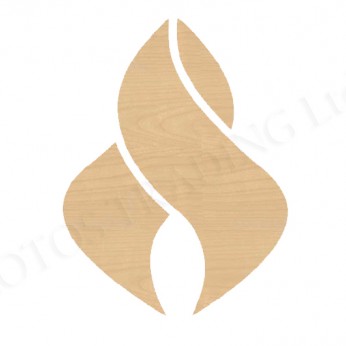 Adhesive screw caps - birch Screw caps