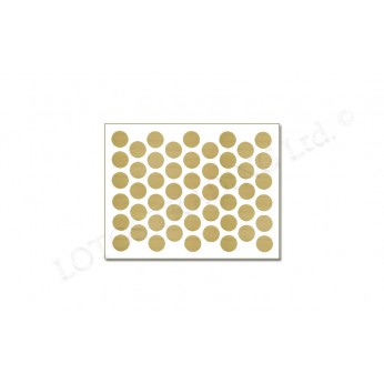 Adhesive screw caps - birch