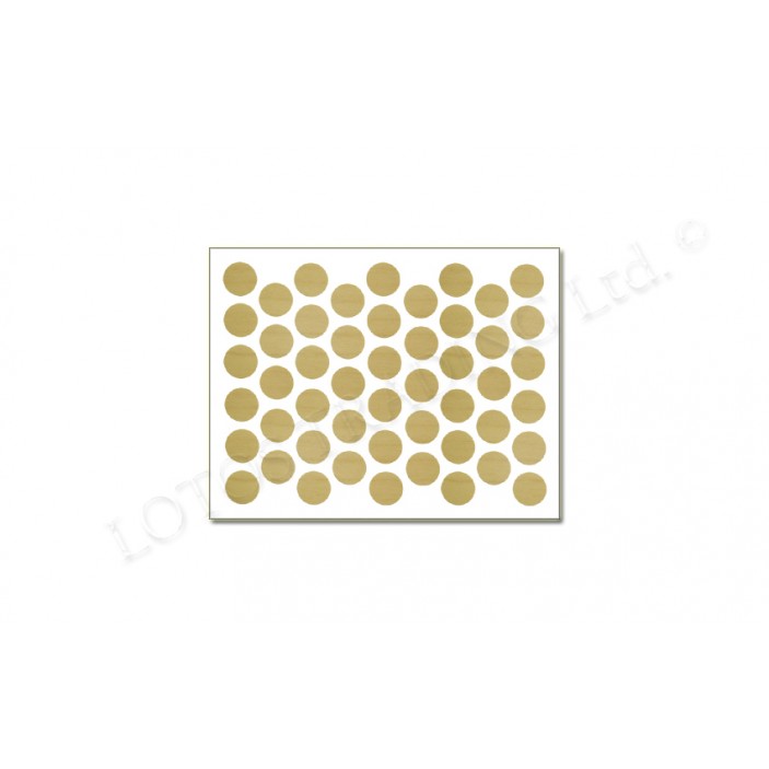 Adhesive screw caps - birch Screw caps