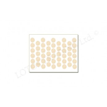 Adhesive screw caps - white birch