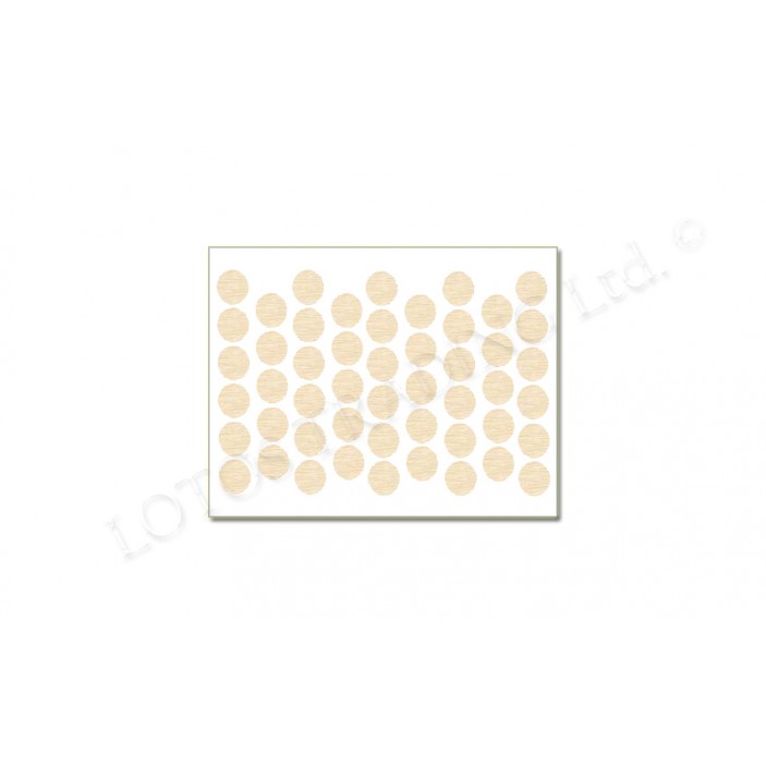 Adhesive screw caps - white birch 03L.01.034 - Screw caps Adhesive screw caps - white birch Screw caps