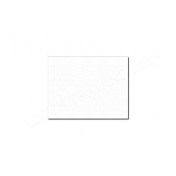 Adhesive screw caps - new white Screw caps