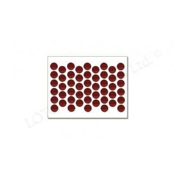Adhesive screw caps - cherry