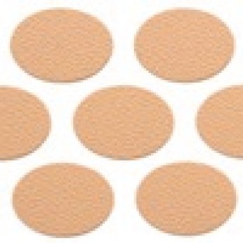 Adhesive screw caps - plain pear Screw caps