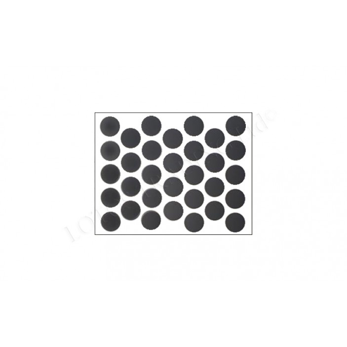 Adhesive screw caps φ 18 - anthracite Screw caps
