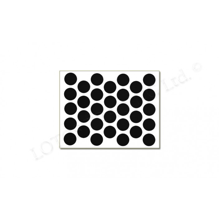 Adhesive screw caps φ 18 - black 03L.00.19 - Screw caps Adhesive screw caps φ 18 - black Screw caps