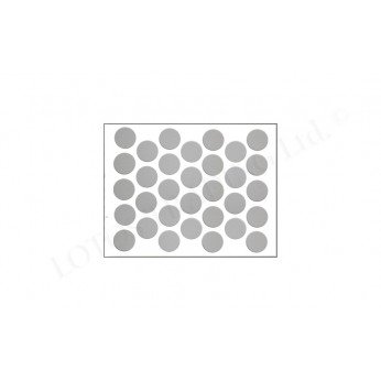 Adhesive screw caps φ 18 - gray