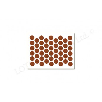 Adhesive screw caps - hush