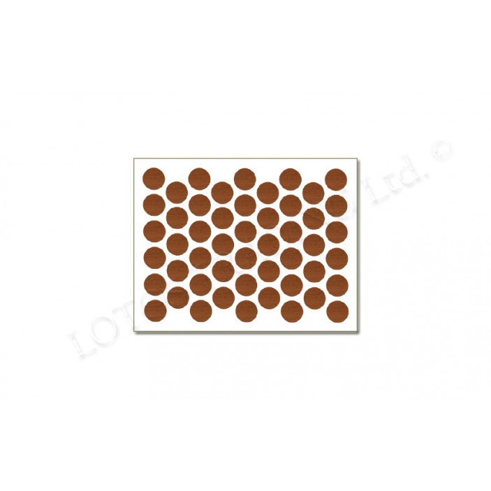 Adhesive screw caps - italian walnut 03L.01.015 - Screw caps Adhesive screw caps - italian walnut Screw caps