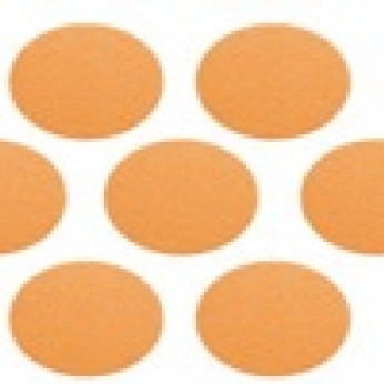 Adhesive screw caps - orange Screw caps